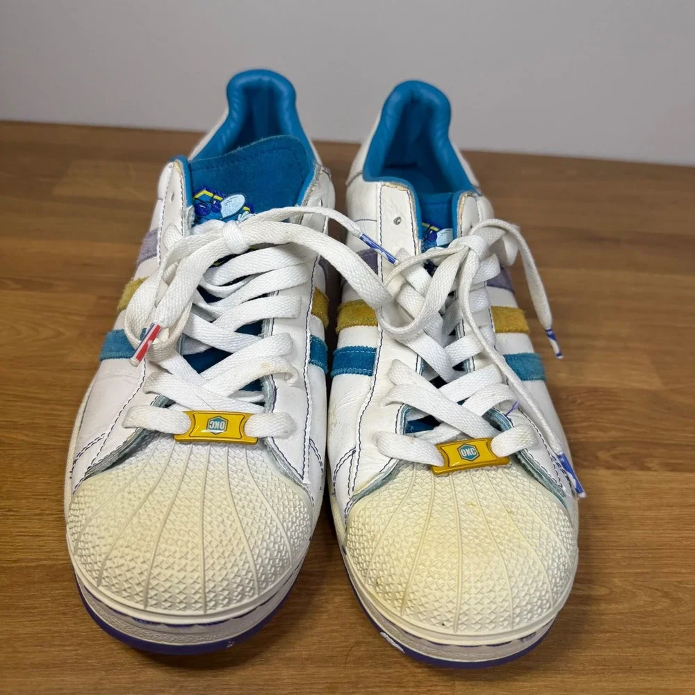Adidas‎ Superstar NBA New Orleans OKC Hornets Sneakers Mens 12 2006 PROJECT RARE